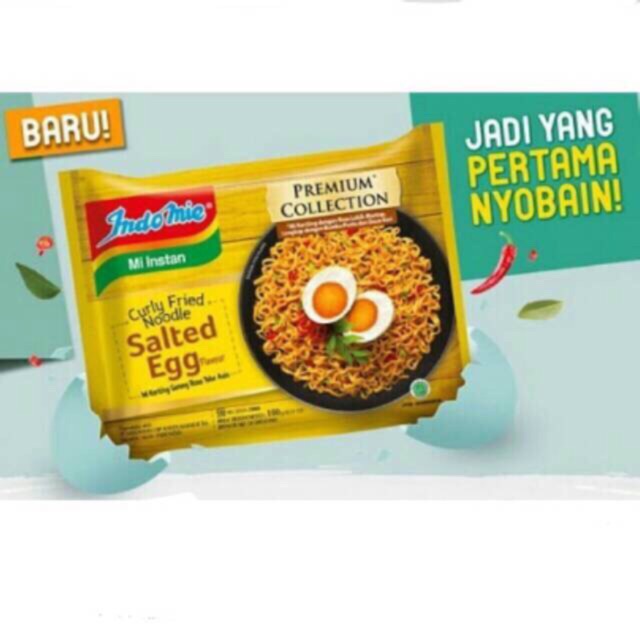 

READY INDOMIE CURLY FRIED INDOMIE SALTED EGG / INDOMIE TELOR ASIN