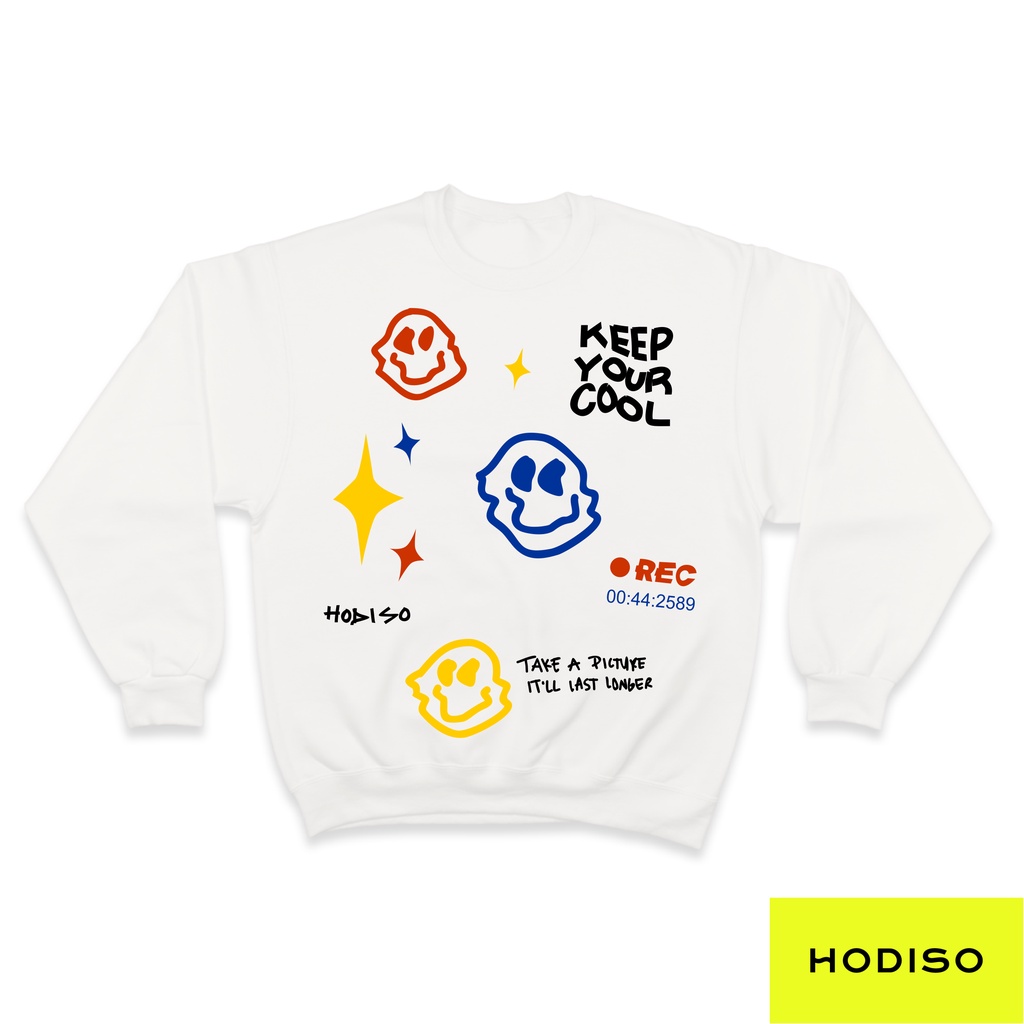 HODISO - Basic Sweater Keep Your Cool Unisex Size M-XXL (Pria&amp;Wanita)