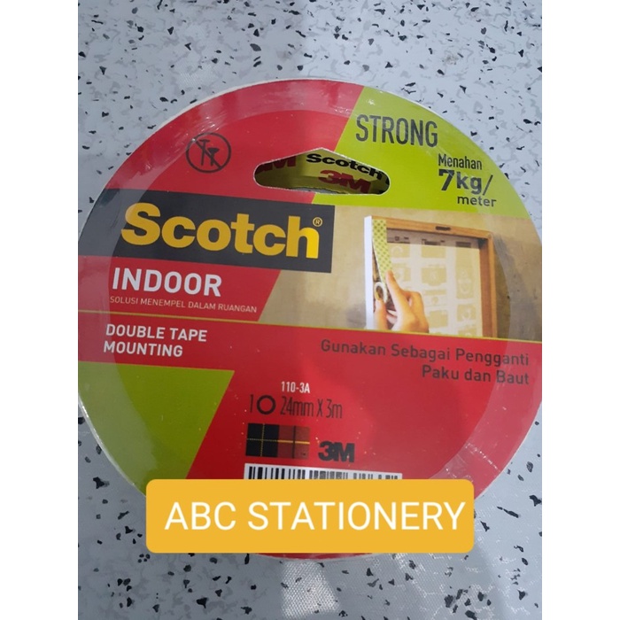 

Kusus Hari Ini Double Tape Busa 1 Inch ( 24 Mm ) X 3 Meter 3M Scotch Sale!!!