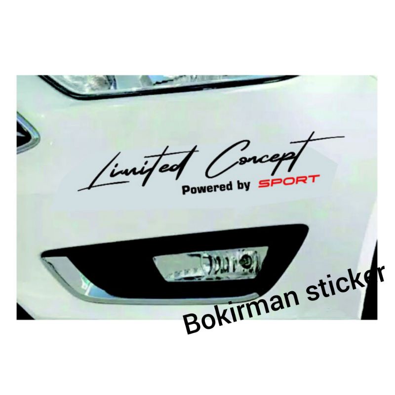 STICKER LIMITED CONCEPT POWERED BY SPORT MOBIL MOTOR CUTTING