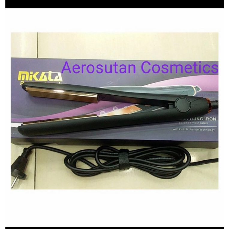 Catok Rambut Gerigi Ionic Titanium MIKATA