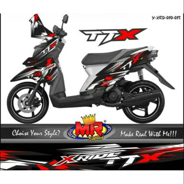 20 Inspirasi Stiker  Motor  X  Ride  115 Aneka Stiker  Keren 