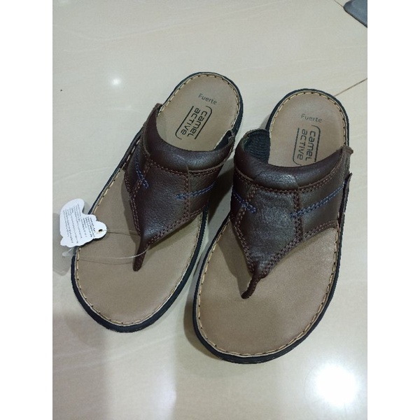 SANDAL KULIT ORIGINAL CAMEL