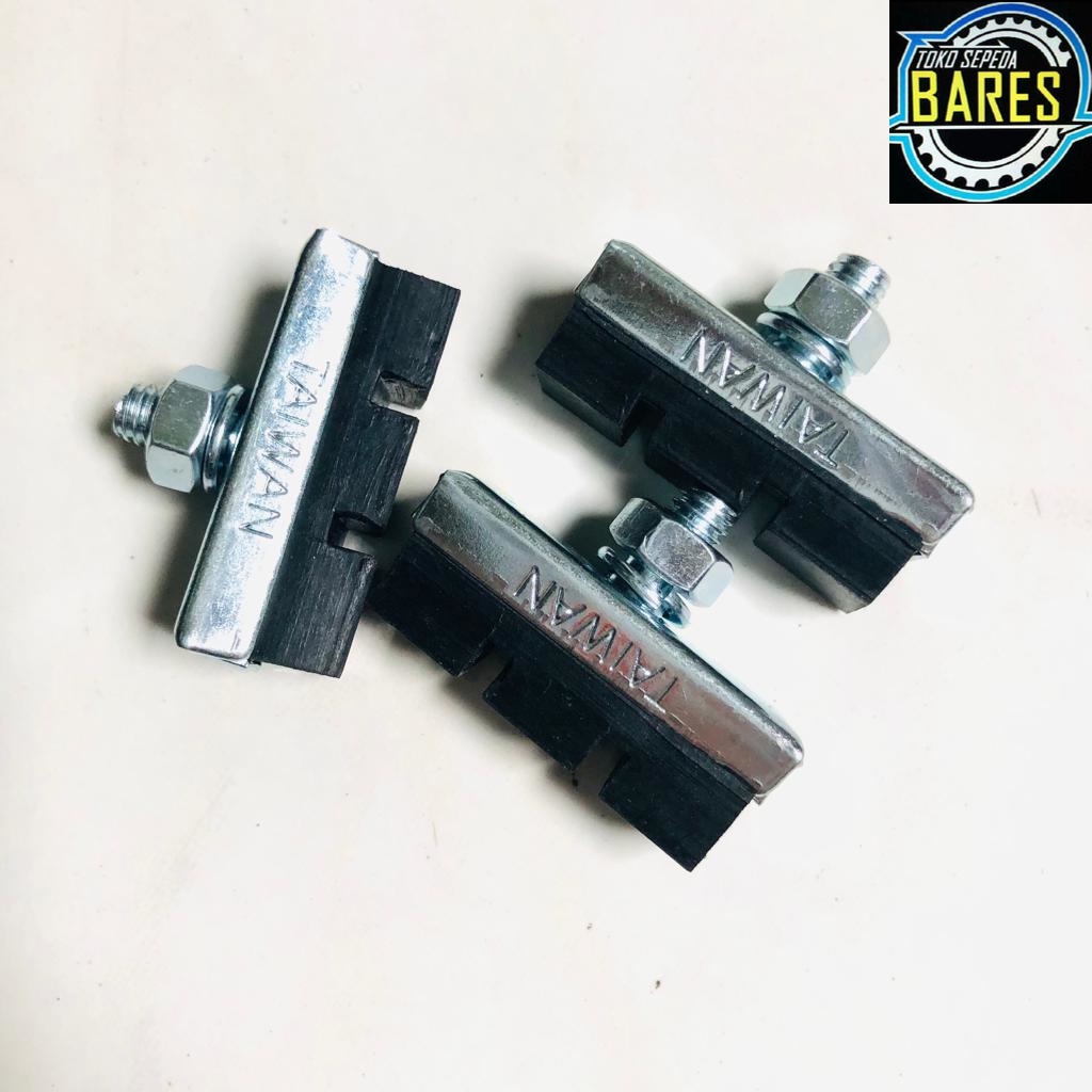 Kampas Karet Rem U-Brake Sepeda BMX / Mini CTB / Jengki Taiwan