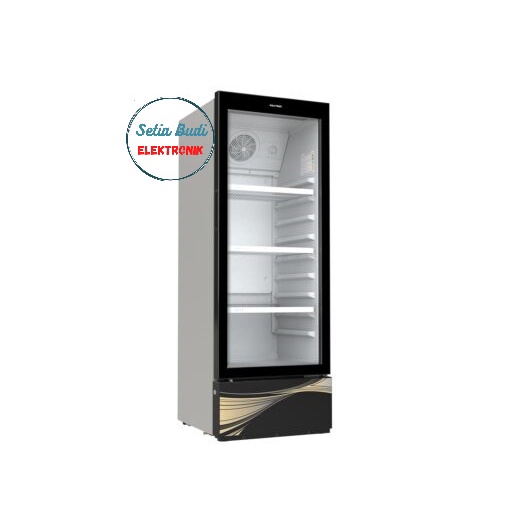 Polytron Showcase Fastcool Borderless 180 Liter SCN 187 Kulkas Pendingin 3 Rak