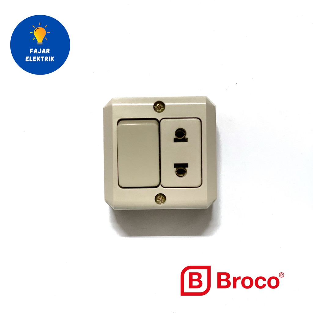 BROCO OB SAKLAR ENGKEL + STOP KONTAK BROCO CREAM