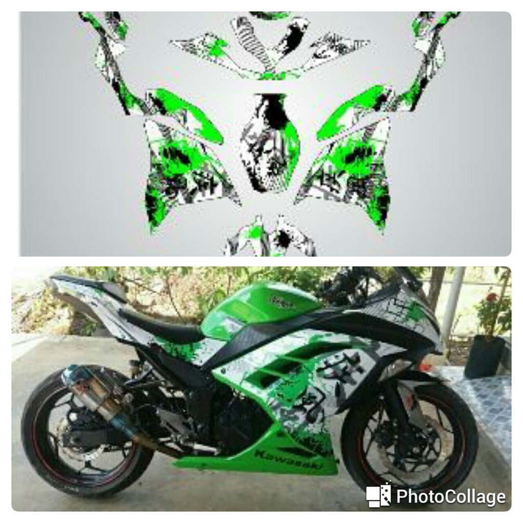 Decal Sticker Ninja 250cc FI old