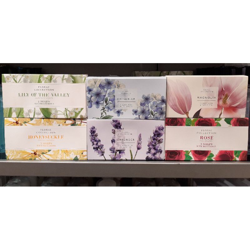 Marks & Spencer Soap Bar China Blue, Magnolia, Lavender, etc Original 100%