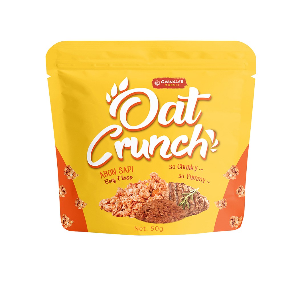 

Granolab Muesli - Oat Crunch Abon Sapi/Beef Floss 50 gr