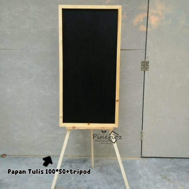 

[PINERIOZ] Papan Tulis Kapur EXTRA Besar 100*50+tripod 120cm