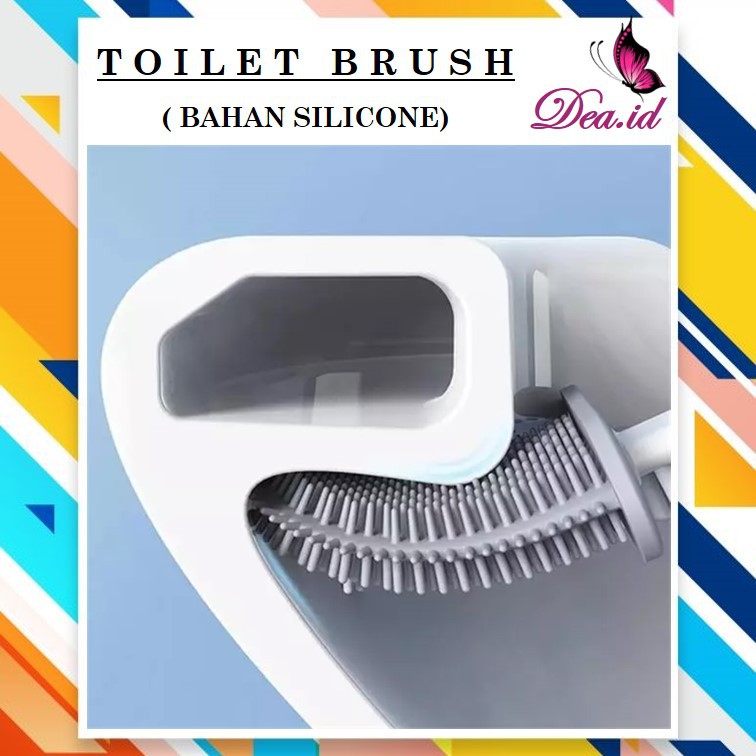 [DEASTORE] TOILET BRUSH SILICONE FLEXIBLE / SIKAT TOILET / SIKAT WC BAHAN SILIKON FLEKSIBEL