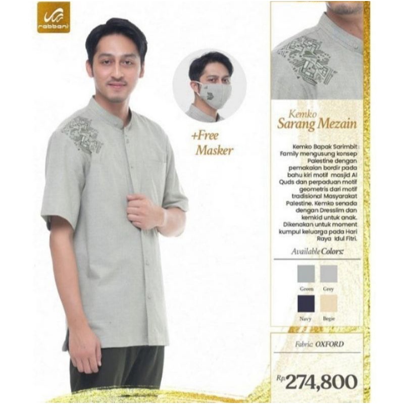 KEMKO SARANG MEZAIN BONUS MASKER - KEMKO RABBANI 2021