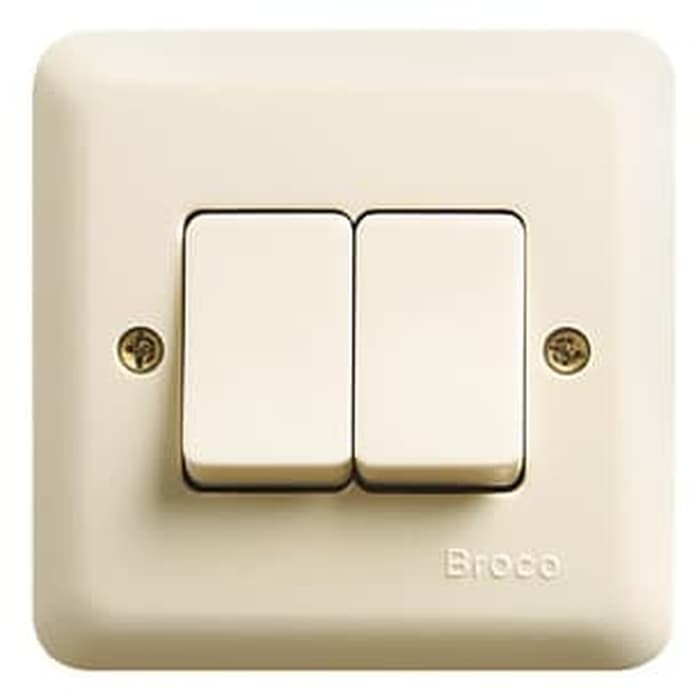 SAKLAR SERI INBOW BROCO NEW GEE / BROCO SAKLAR DOUBLE SWITCH