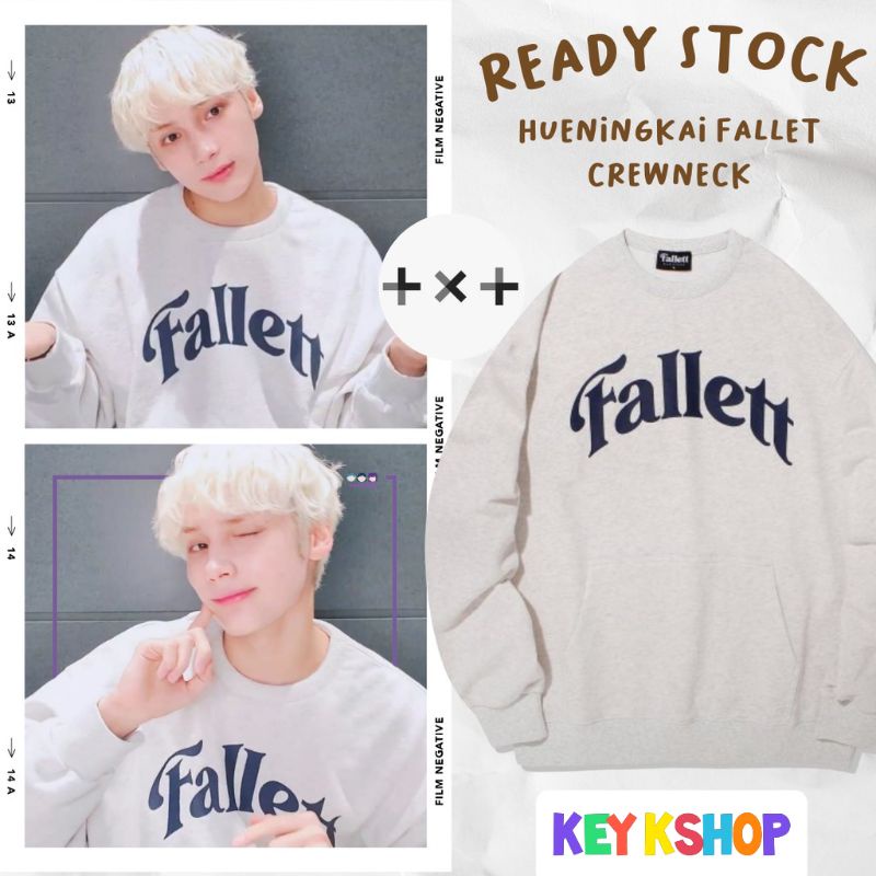 [ NEW ] TXT HUENINGKAI FALLET CREWNECK