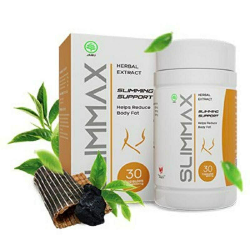 SLIMMAX Asli Obat Herbal Pelangsing Badan Perut Buncit Terbaik Diet Cepat Aman Slimmax Original