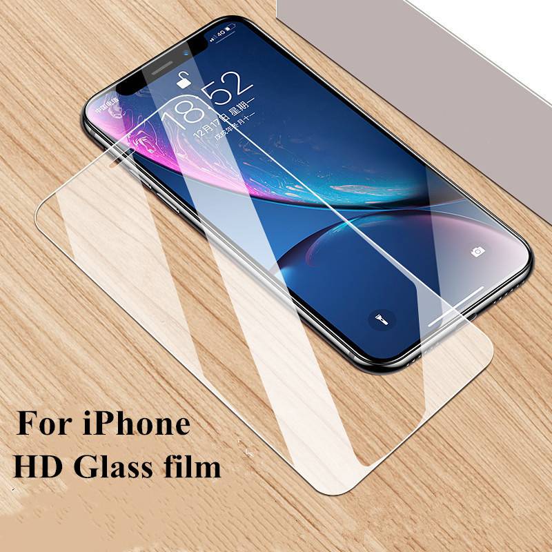 Tempered Glass For IPhone 11 12 Pro Max Mini Safety Film on iPhone 6 6s 7 8 Plus X XS Max XR SE 2020 Screen Protector Protective Front Film 9H HD 1pcs