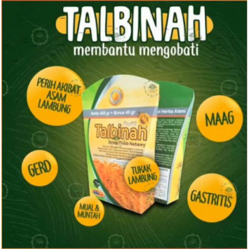 

Talbinah Original | Tepung Resep Thibb Nabawy # 400gr + 40gr