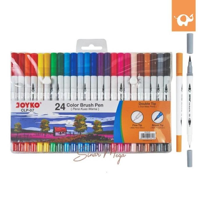 

(BISA COD) PROMO Joyko Color Brush Pen Pena Kuas Warna CLP-07 / Pena Kuas Warna TERMURAH Kode 457