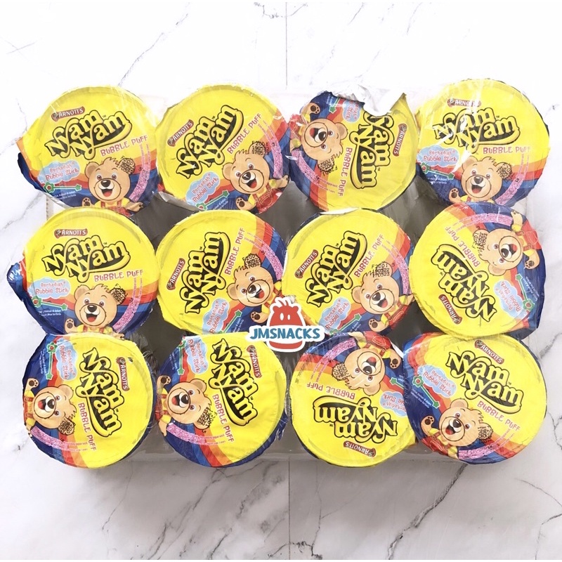 

[PROMO!!] Nyam Nyam Bubble Puff 1 Pak isi 12pcs - nyam-nyam nyamnyam