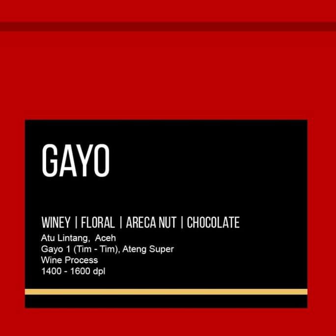 

Coffe / Kopi Aceh Gayo Wine proses
