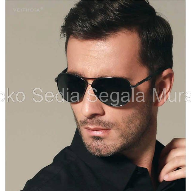 Kacamata Aviator Veithdia Pria Kacamata Polarized Pria