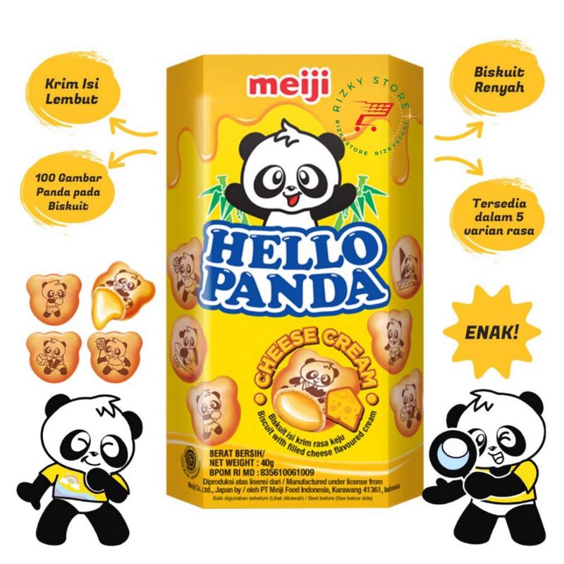 Meiji Hello Panda Biscuit 45 gr