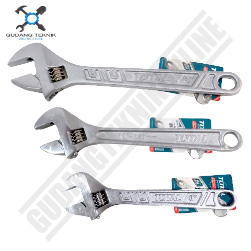 Kunci Inggris 8&quot; TOTAL THT101083 / Kunci Inggris 12&quot; TOTAL THT1010123 - Adjustable Wrench 10&quot; THT1010103