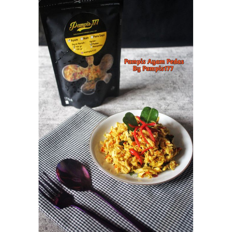 

pampis ayam atau ayam suwir