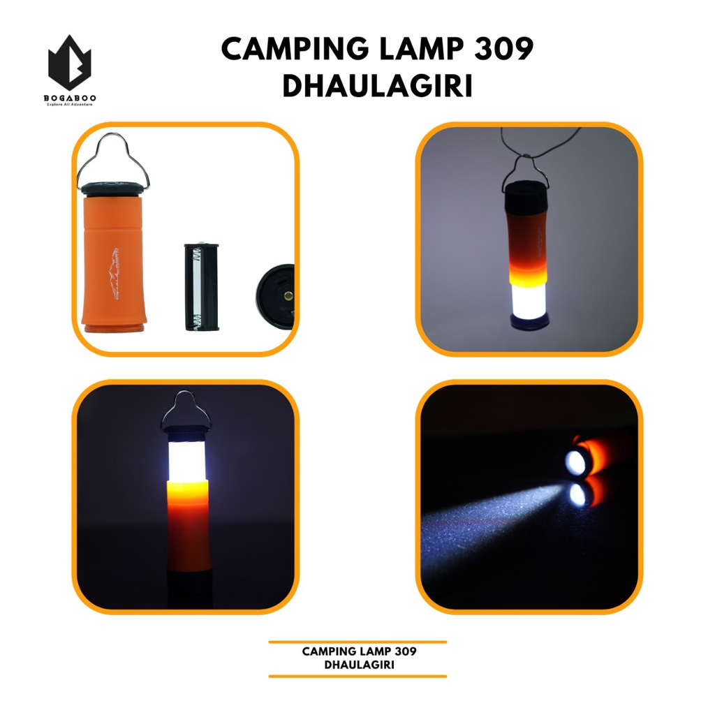 Lampu Tenda CL-309 Dhaulagiri - Lampu Tarik - Lampu Camping LED - lampu hiking - lampu outdoor