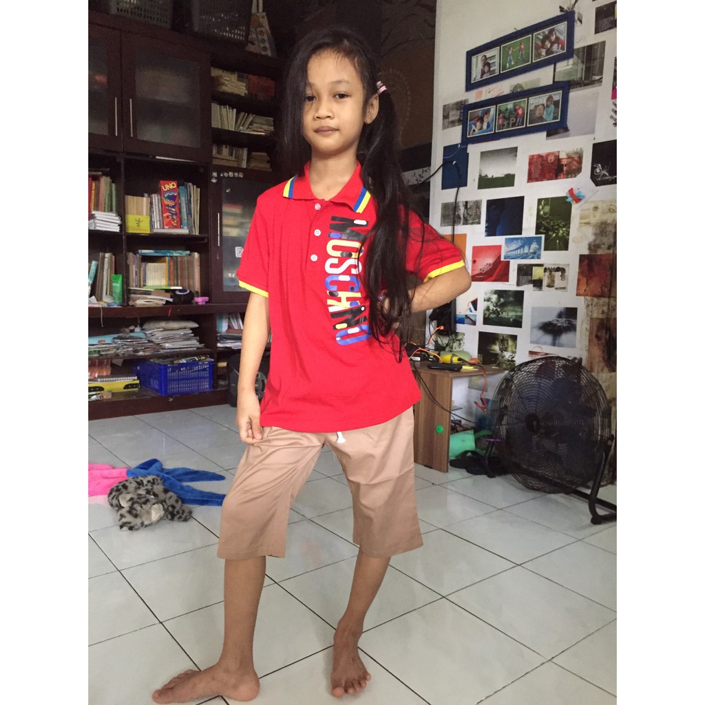 Setelan anak SB 119 / boy set star baby merah
