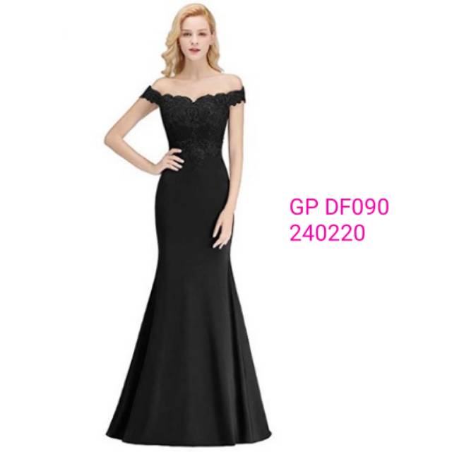 Gaun  Pesta Kualitas Tinggi Putri Duyung Renda Appliques Panjang Bodycon