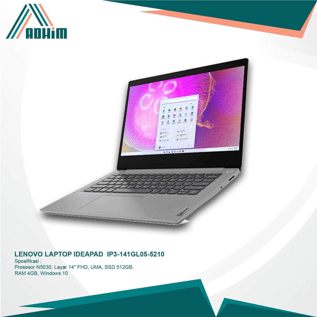LAPTOP LENOVO V14-14ADA-ETIO N5030 Win10 (14" FHD/UMA/512GB/8GB)