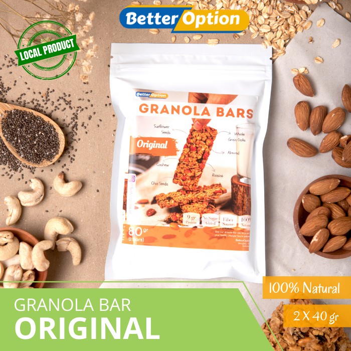 

Granola Bar Original 80gr - BetterOption