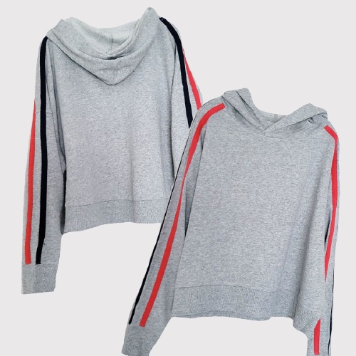 S.OLIVER Sweater Wanita Lounge Softest Hoodie Gray