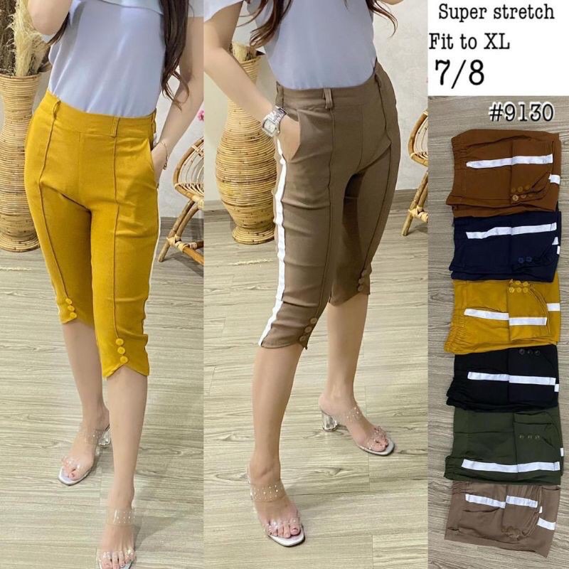 Celana Wanita 7/8 SoftJeans Impor 9130