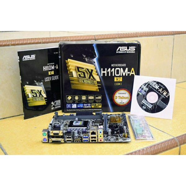 Asus Intel Motherboard SkyLake H110M-A/M2 CSM - LGA 1151
