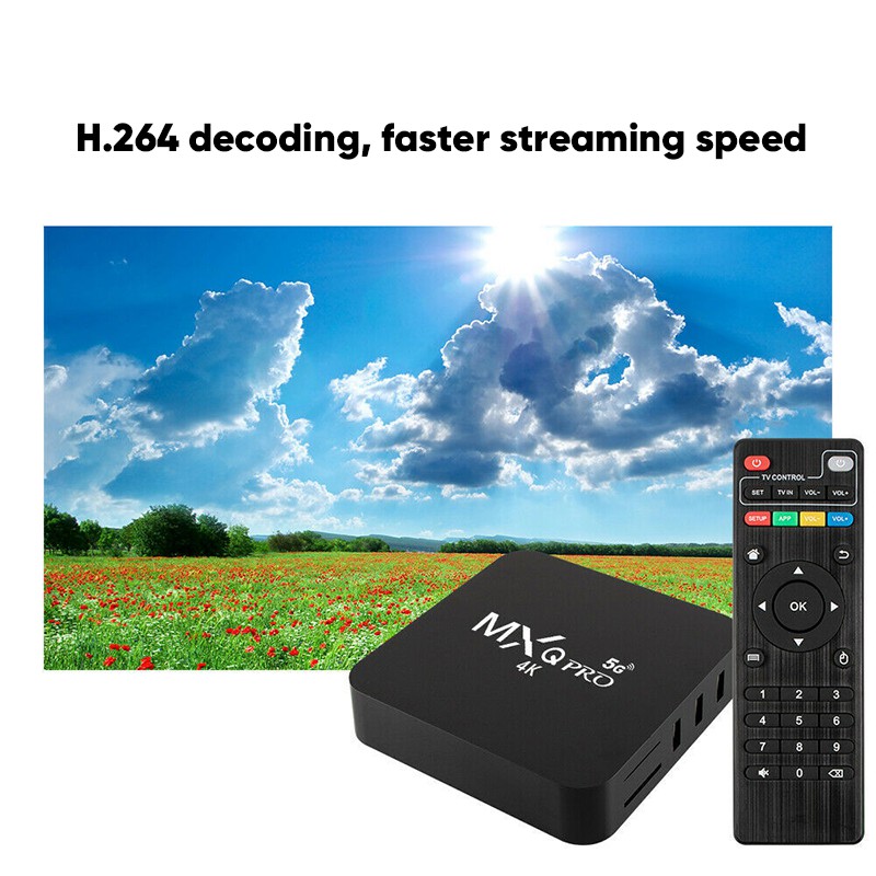 Smartfish Android TV Box 4K Android TV Serbaguna Ultra HD MXG PRO