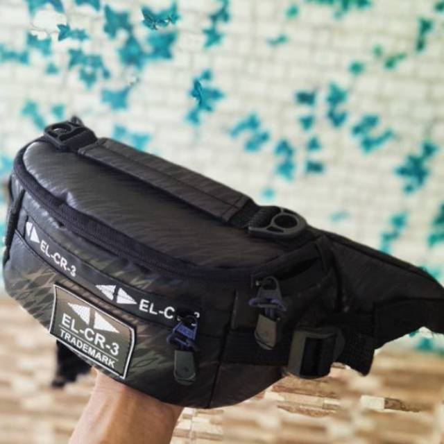 Tas waist bag / waistbag crossbody pinggang El cr3 distro murah