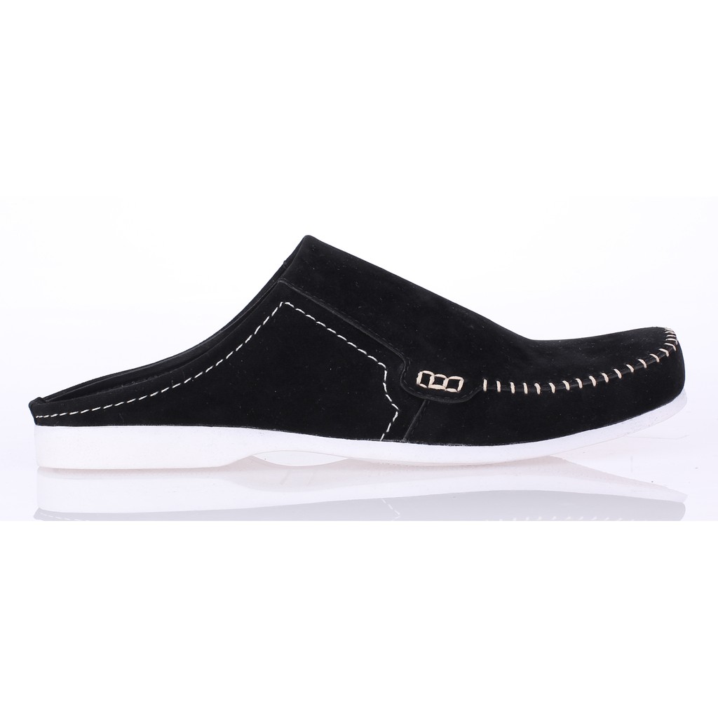 SEPATU SLIP ON PRIA HITAM 38 sd 43 ROS 001 RAINDOZ