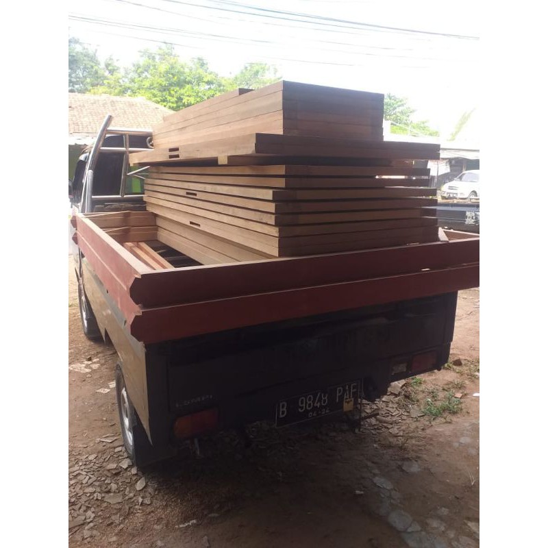 pintu kayu meranti + kusen