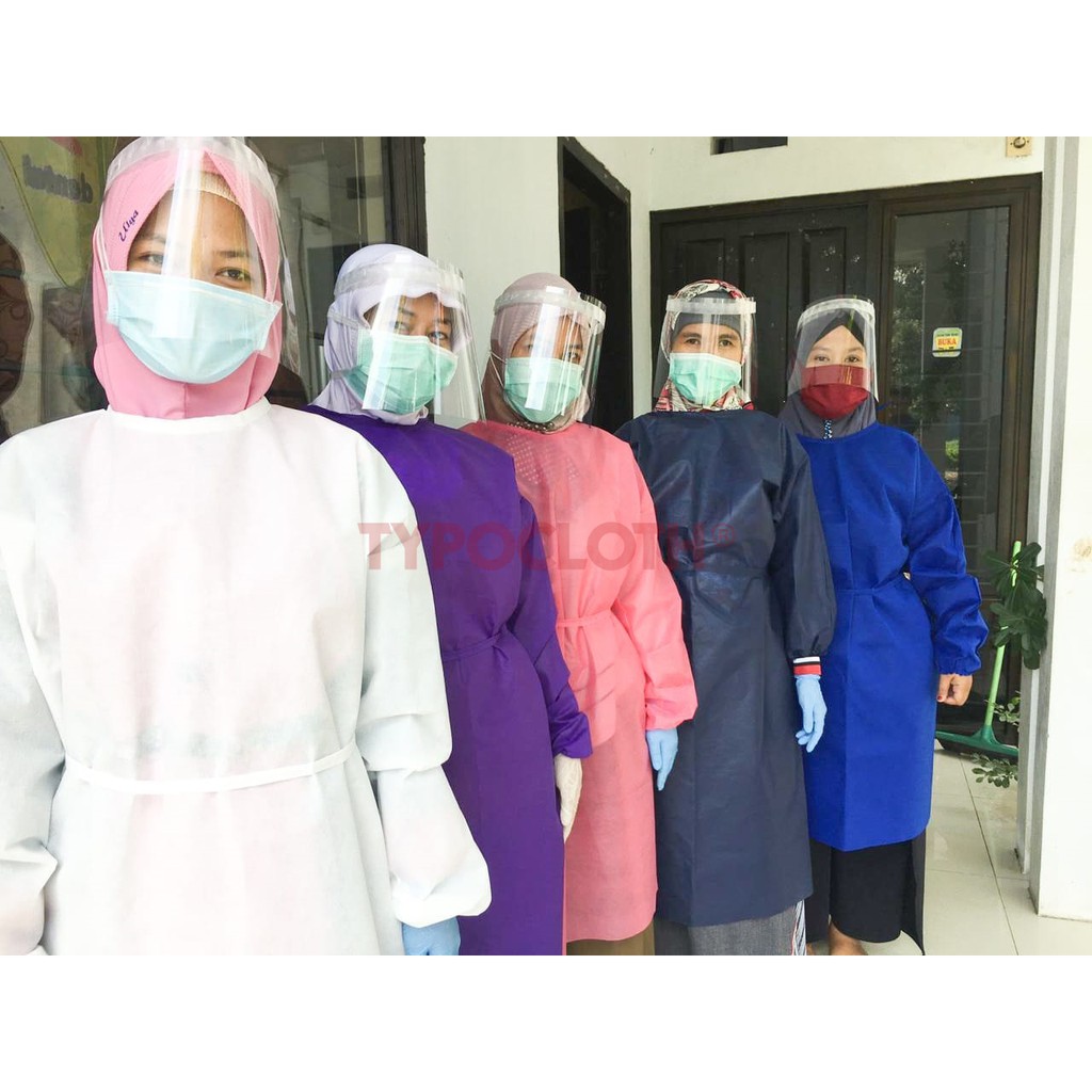  BAJU  APD  HAZMAT Long Gown Shopee  Indonesia