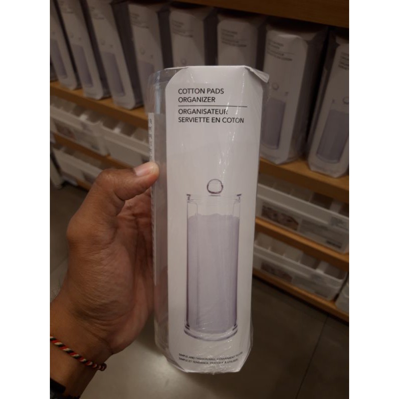 MINISO Cotton Pads Organizer/Tempat Penyimpanan Kapas