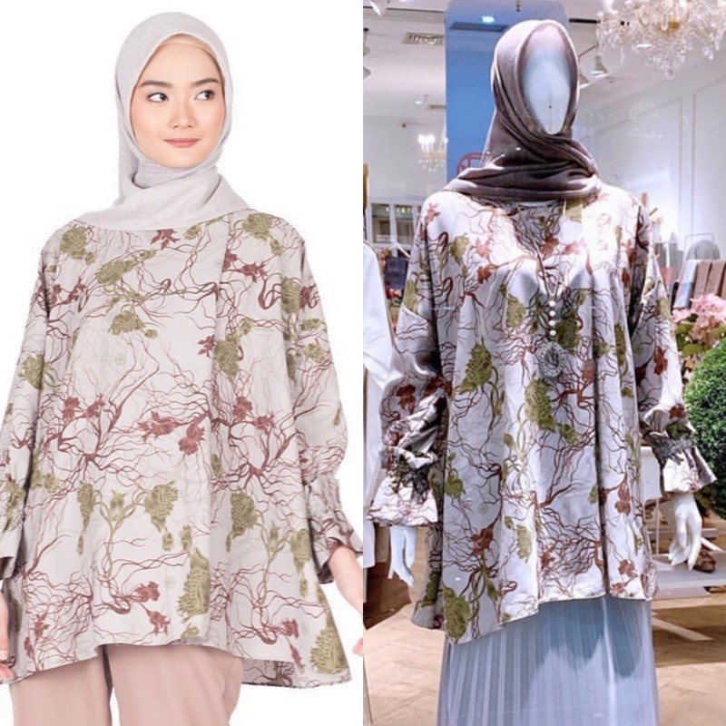 RIAMIRANDA NAHDI TOP GRAY