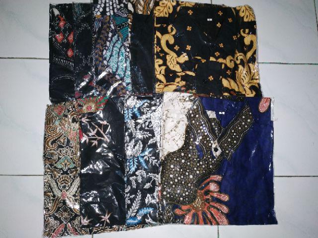 Kemeja Batik Pria/baju Batik Pria/hem Batik Pria/modern Batik/ M L Xl Motif Abu Lahab