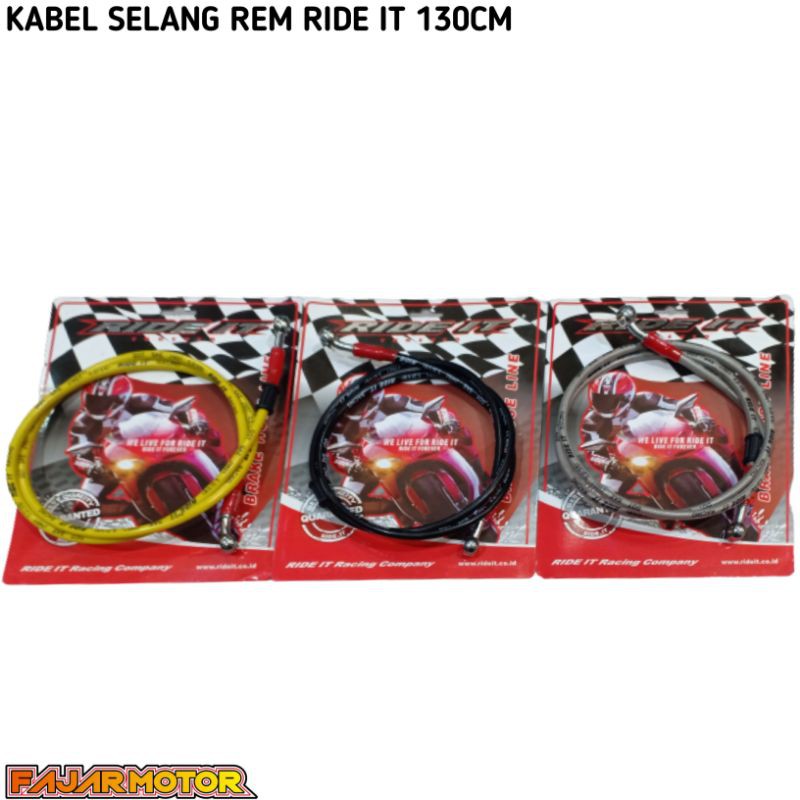 RIDE IT KABEL SELANG REM DEPAN 130CM PNP KLX150 CRF150 WR155