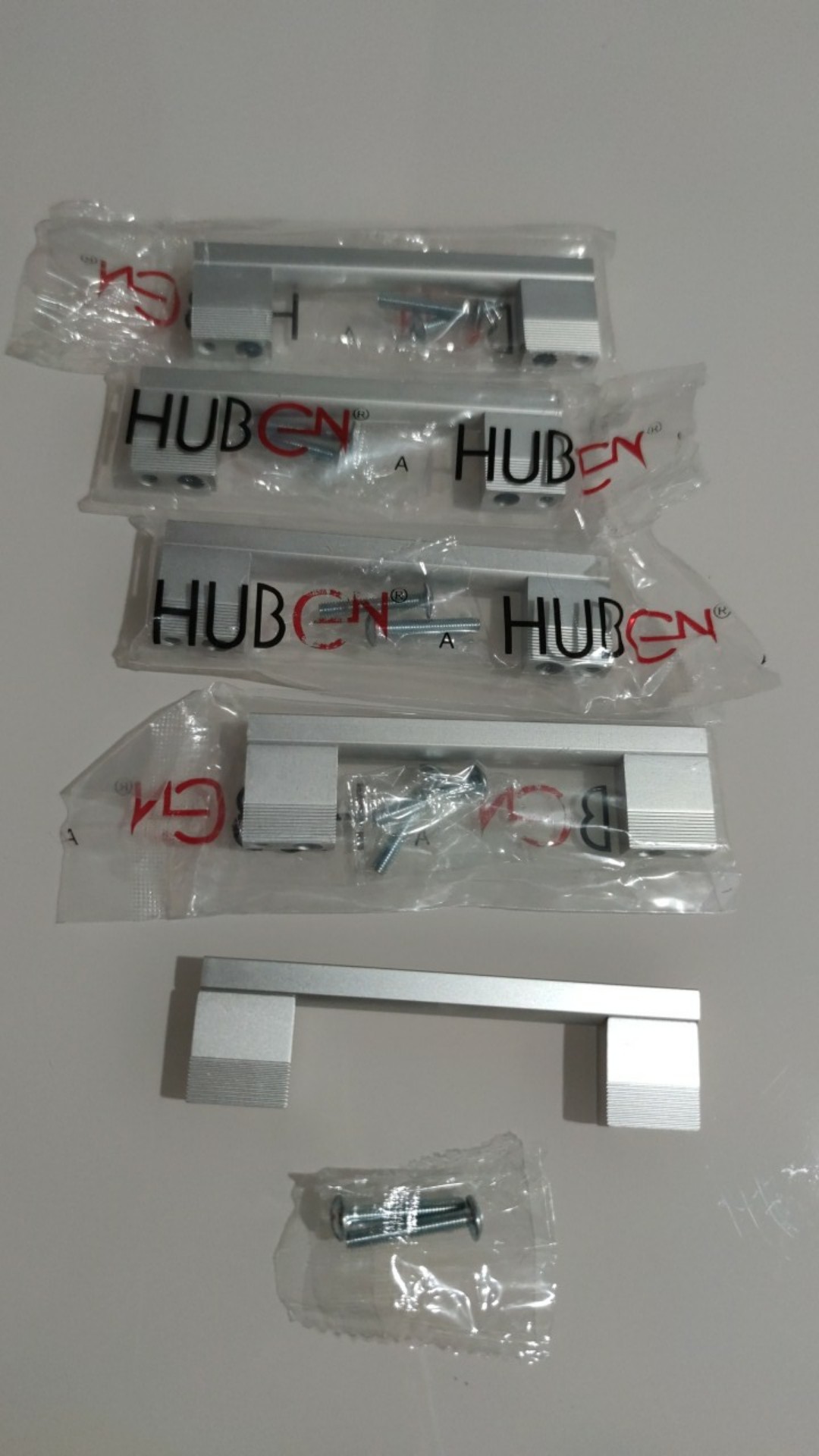 Huben Handle Tpa-12 96 128 160 192 224 Anodize (tarikan Minimalis Laci, Lemari, Pintu, Jendela)