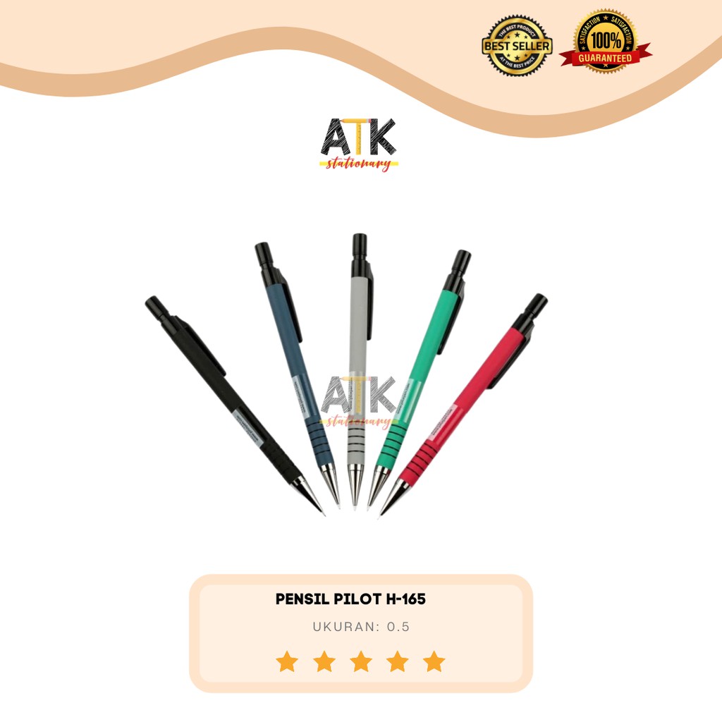 

Pensil Mekanik Pilot H-165 0.5 Atk