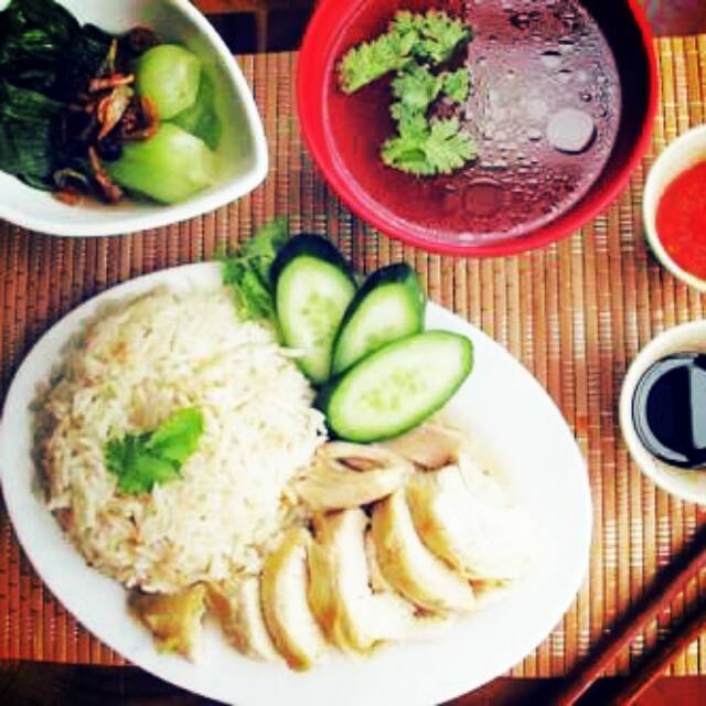 

Nasi ayam hainam