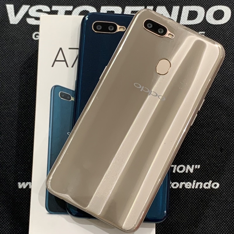 Oppo A7 4/64 GB Ex Resmi Oppo Indonesia Second Bekas Seken Original Ex Pemakaian Good Condition