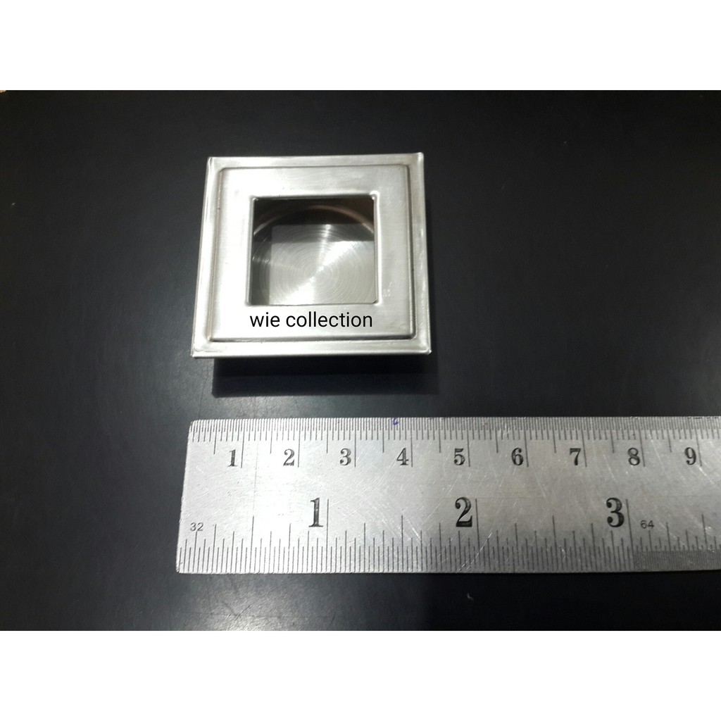 HANDLE TANAM KNOB PETAK KECIL / TARIKAN TANAM LEMARI MODEL PETAK KECIL